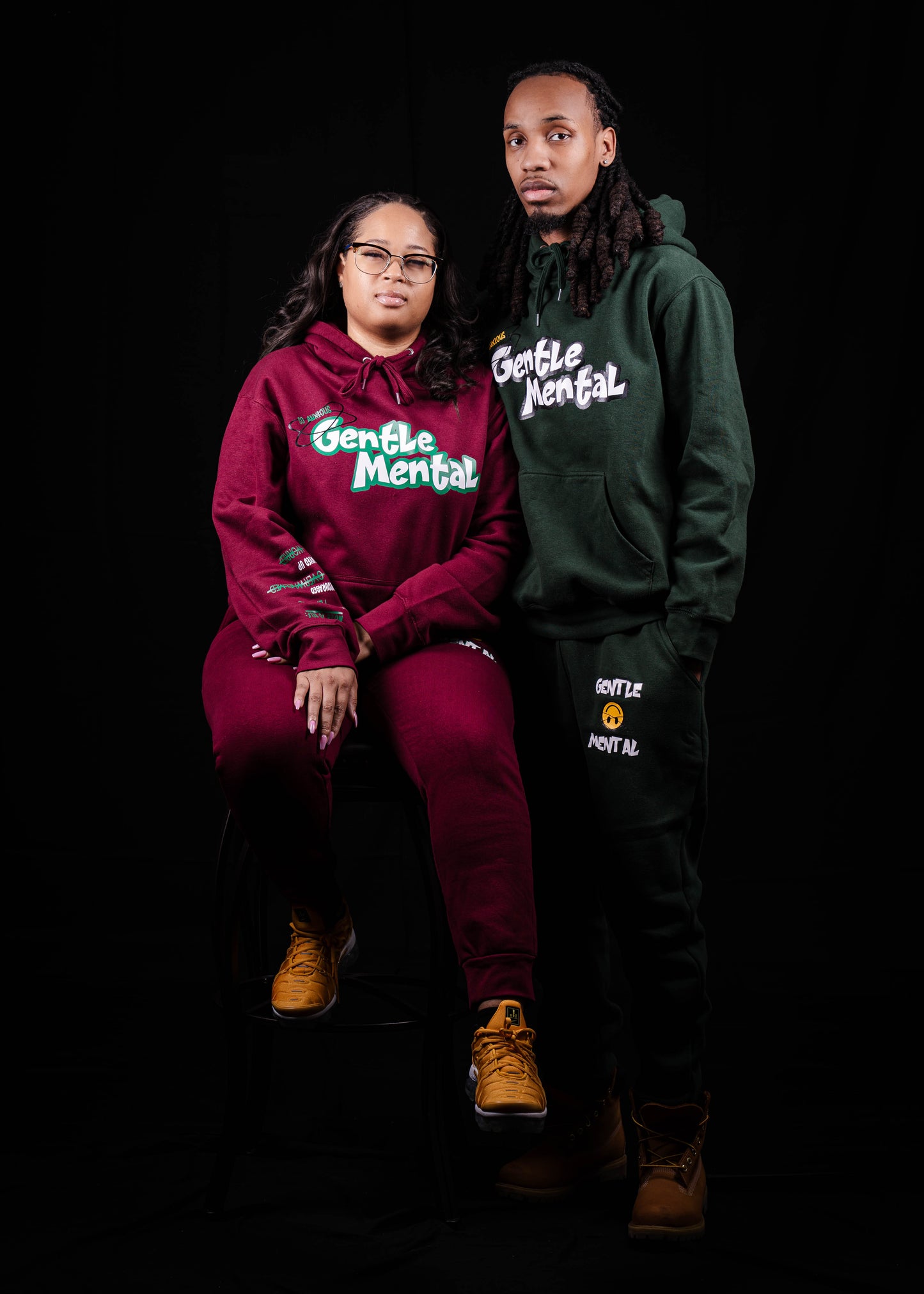 So Anxious Collection- Green Jogger Set (Men's Size)