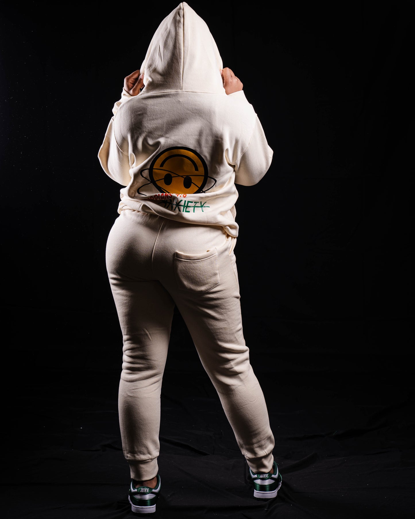 So Anxious Collection- Cream Jogger Set (Men's Size)