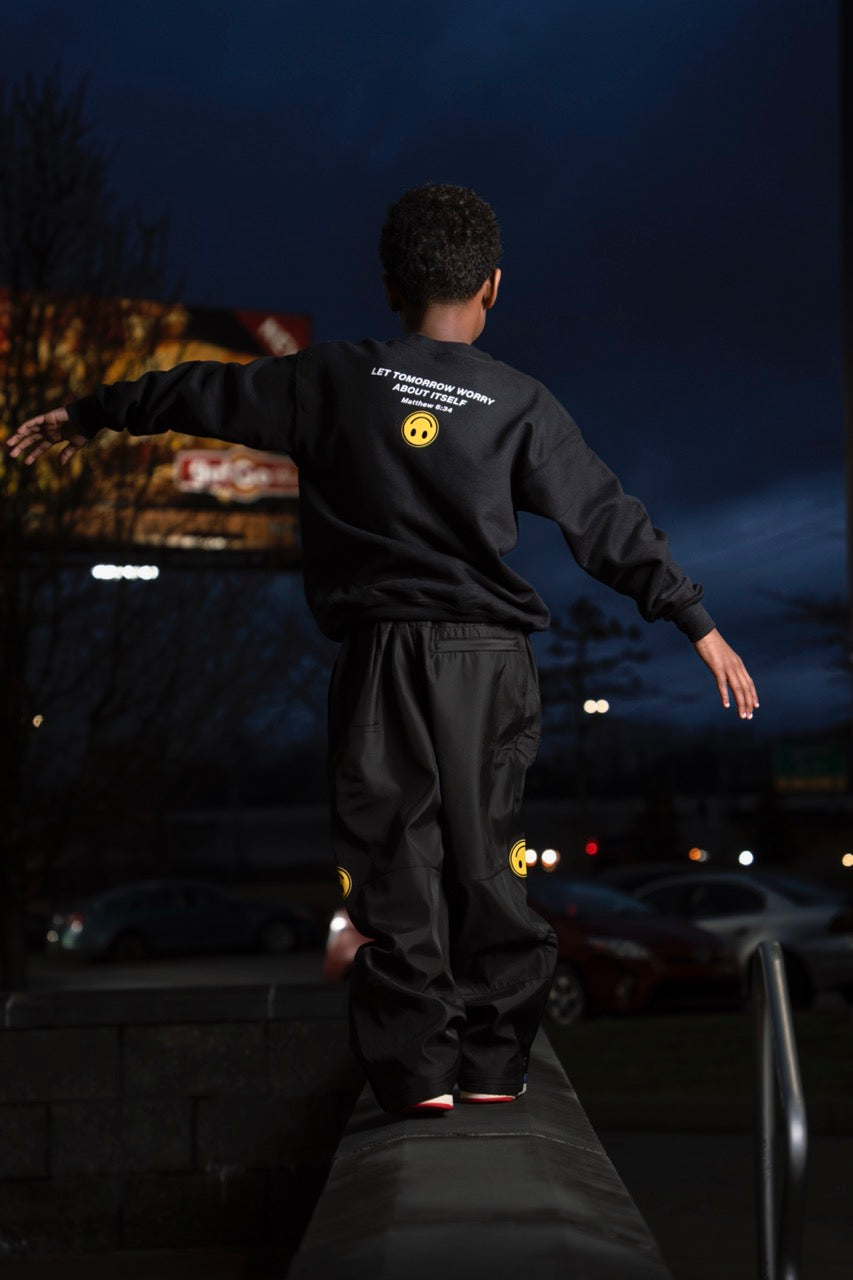 Don't Worry Kids Crew Sweatshirt