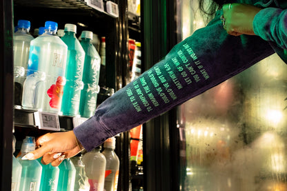 Don't Worry Purple Glow Hoodie