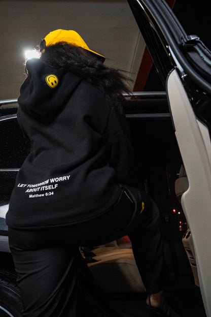 Don't Worry Black Hoodie